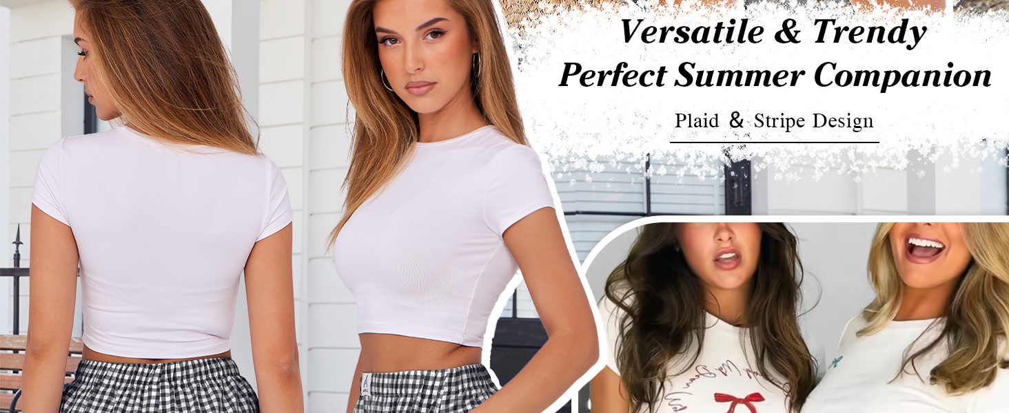 ANRABESS Casual Summer Shorts for Women Back to School Preppy Clothes