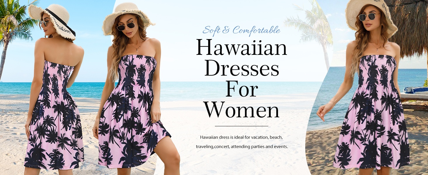 hawaiian dresses for women