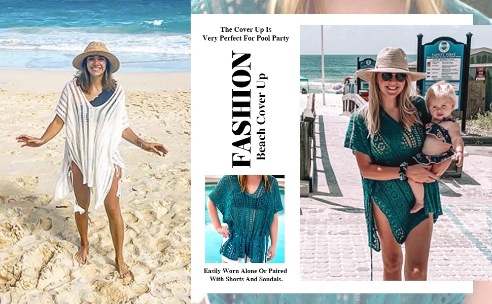 Women's Summer Swimsuit Bikini 2023 Beach Swimwear Crochet Cover up product story image 3