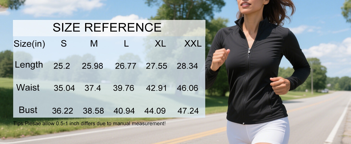 Women's UPF 50+ Lightweight Athletic Jacket Sun Protection Full Zip Long Sleeve Shirts Hiking Outdoor Pockets product story image 8