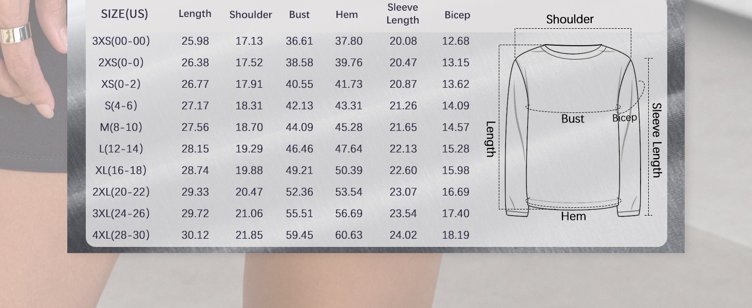 Womens Oversized Long Sleeve Shirts Fall Tops 2026 Basic Tees | Crewneck Fitness Clothing, Y2k Streetwear, Workout Gym Athletic T, Plus Size Fashion, Winter Outfits, Cute Sweatshirts product story image 5