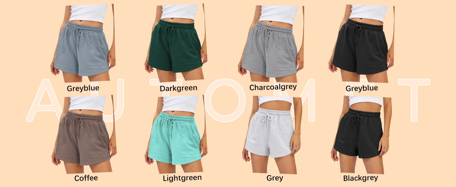 Womens Sweat Shorts with Pockets Casual Summer Comfy Lounge Shorts | Y2K Preppy Stuff,Beach Vacation Travel,Cotton Lounge Pajama Shorts,Athletic Workout Summer Outfits product story image 4