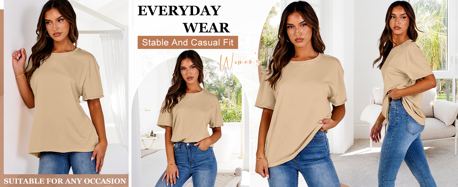 Blouse womens tees oversized tshirts for women womens basic tops shirts for women